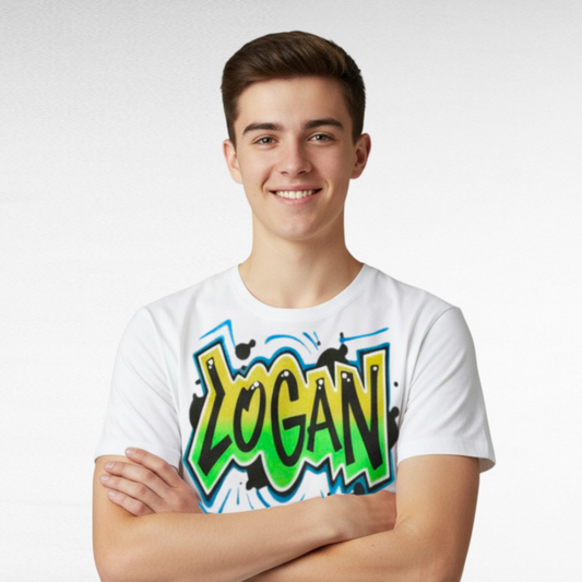 Airbrush T-shirt Name Design 011