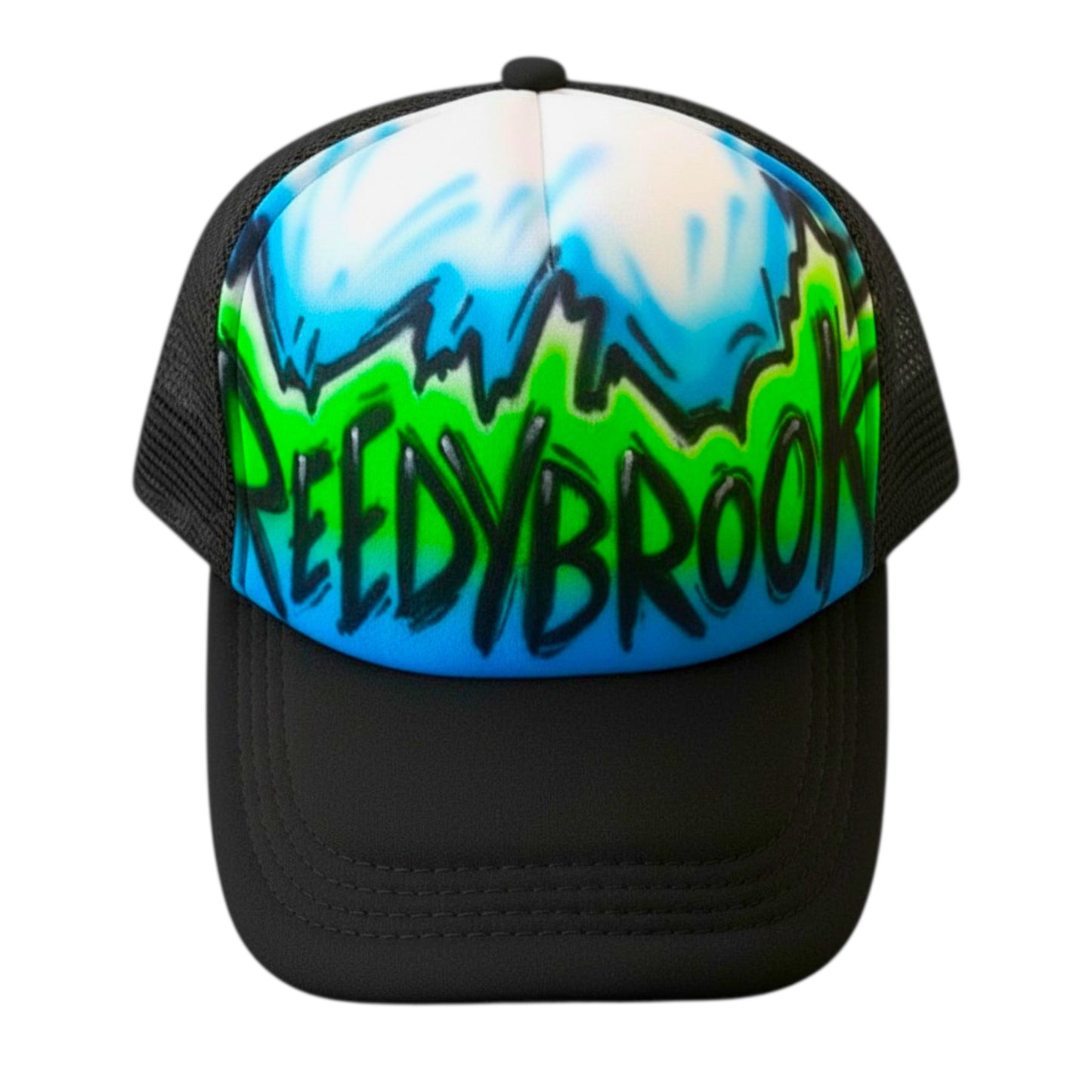Airbrush Trucker Cap Name Design 010