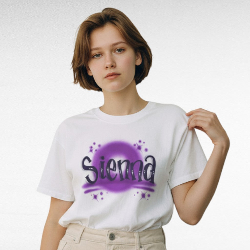 Airbrush T-shirt Name Design 008