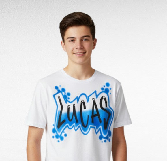 Airbrush T-shirt Name Design 003