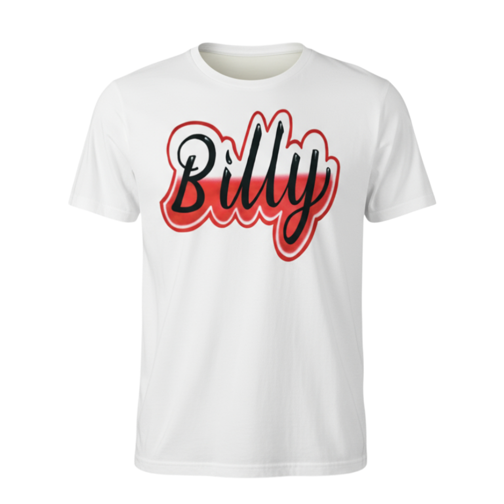 Airbrush T-shirt Name Design 002