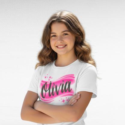 Airbrush T-shirt Name Design 006