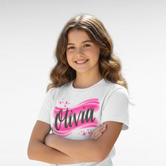 Airbrush T-shirt Name Design 006