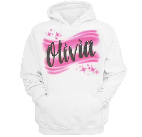 Airbrush Hoodie Name Design 006