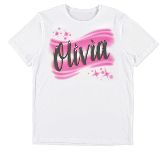 Airbrush T-shirt Name Design 006