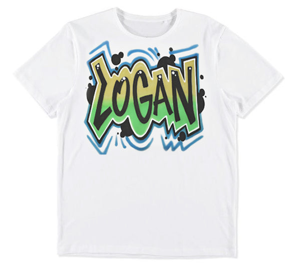 Airbrush T-shirt Name Design 011