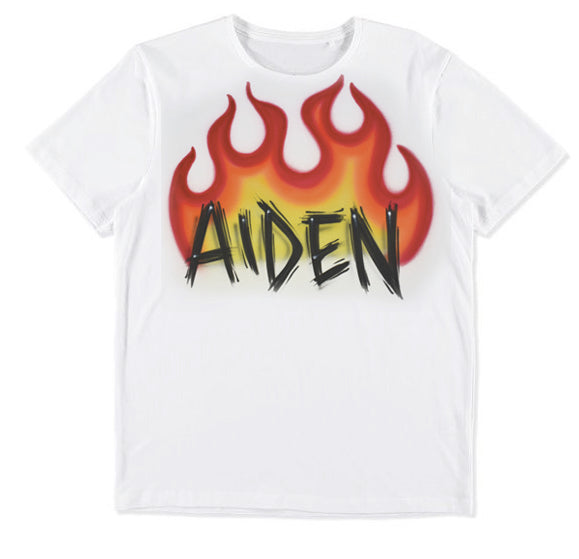 Airbrush T-shirt Name Design 014