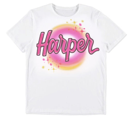 Airbrush T-shirt Name Design 018