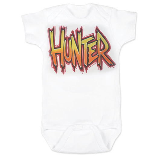 Airbrush Baby Onesie Name Design 019