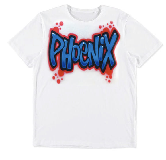 Airbrush T-shirt Name Design 017