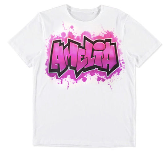 Airbrush T-shirt Name Design 021