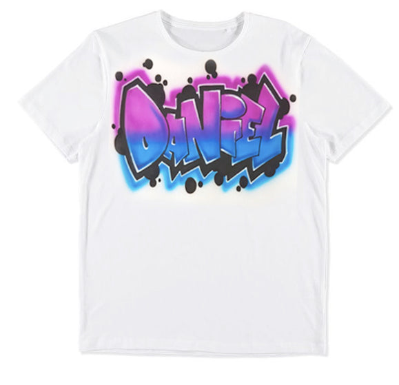 Airbrush T-shirt Name Design 022