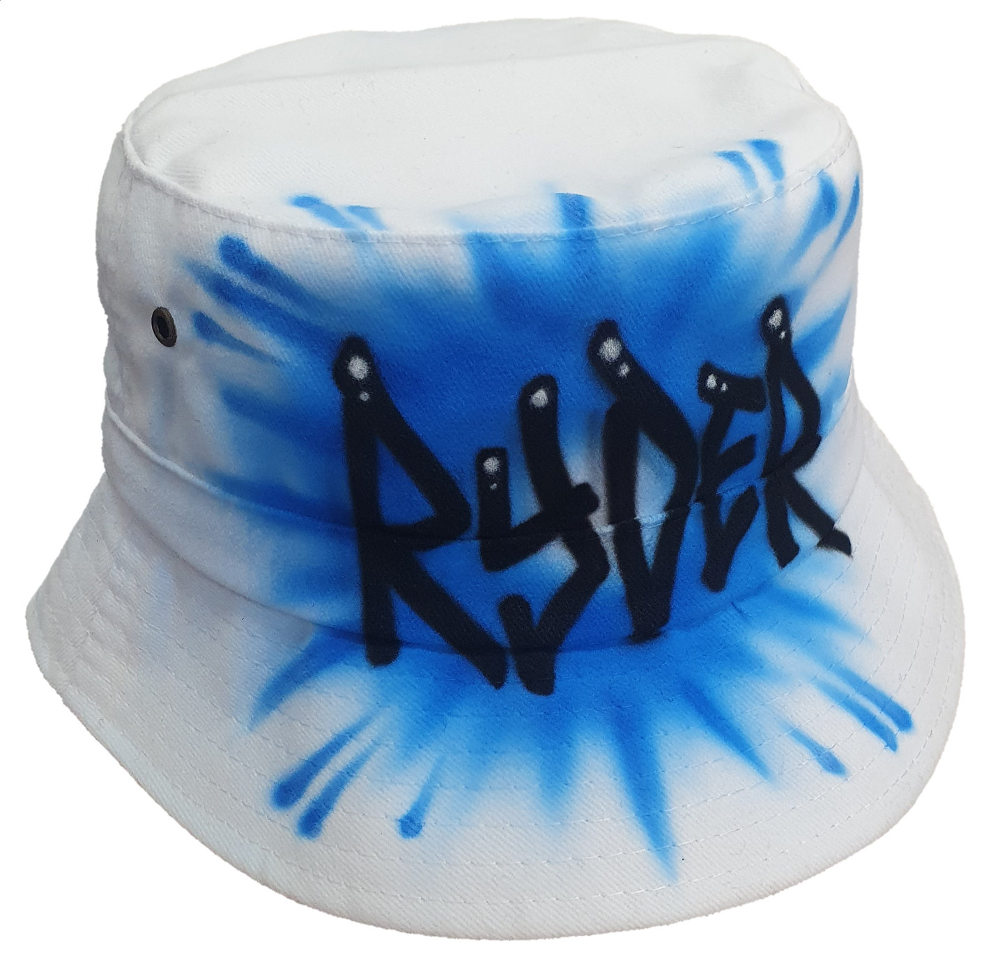 Airbrush Bucket Hat Name Design 004