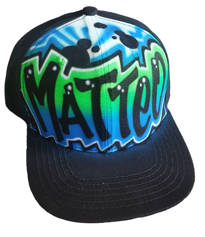 Airbrush Snapback Name Design 011