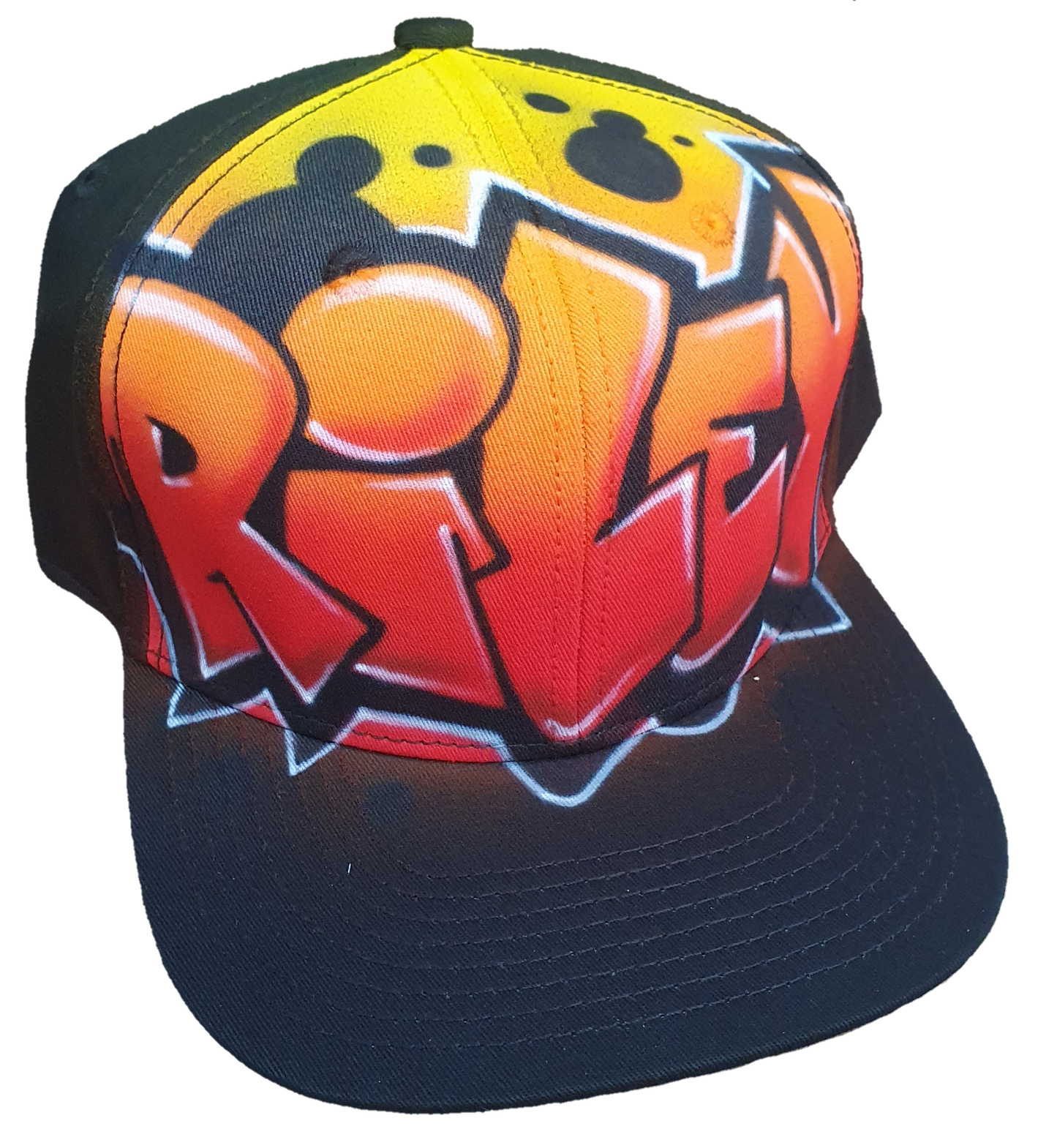 Airbrush Snapback Name Design 022