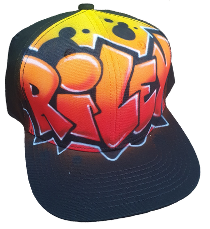 Airbrush Snapback Name Design 022