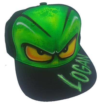 Airbrush Snapback Monster Design 034