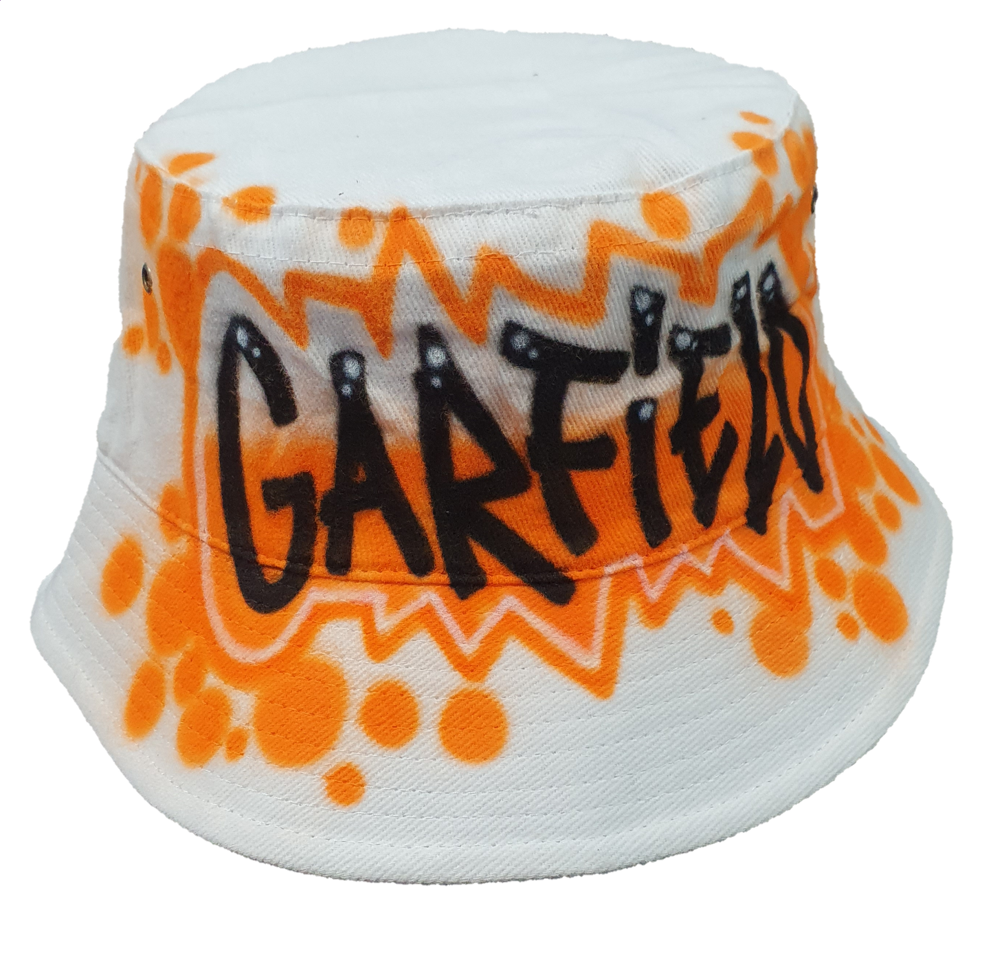 Airbrush Bucket Hat Name Design 003