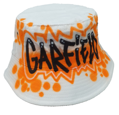 Airbrush Bucket Hat Name Design 003