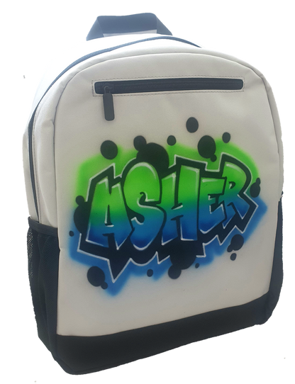 Airbrush Backpack Name Design 022