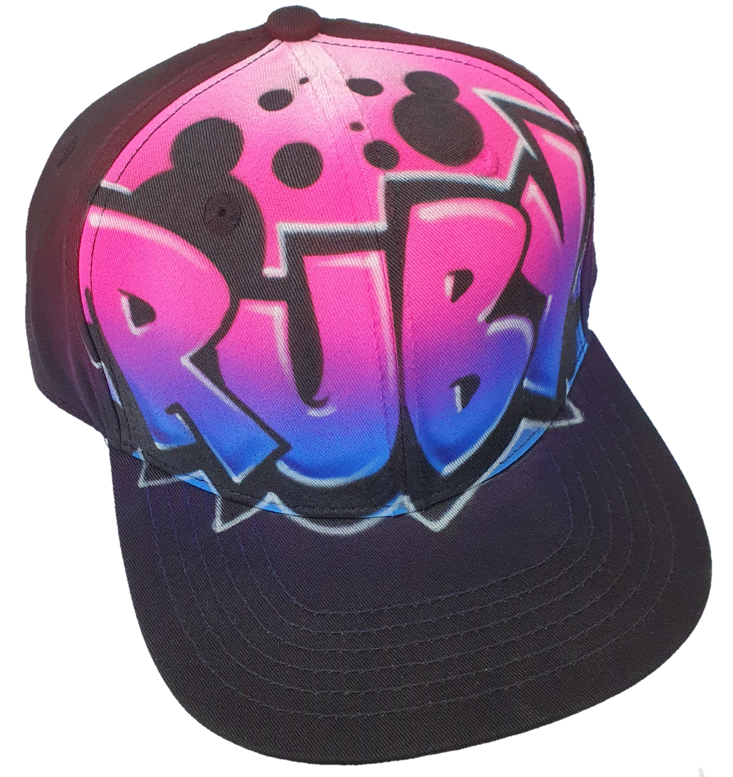 Airbrush Snapback Name Design 022