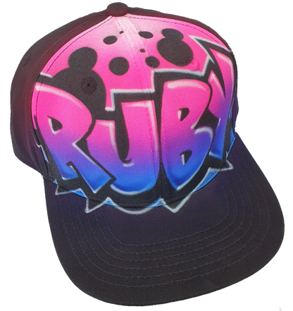 Airbrush Snapback Name Design 022