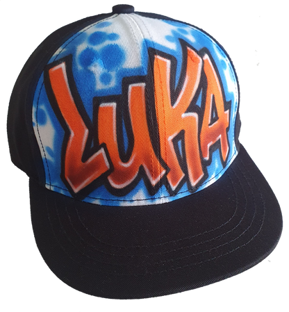 Airbrush Snapback Name Design 017