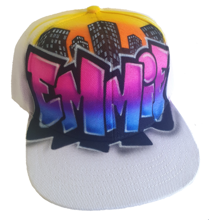 Airbrush Snapback Name Design 023