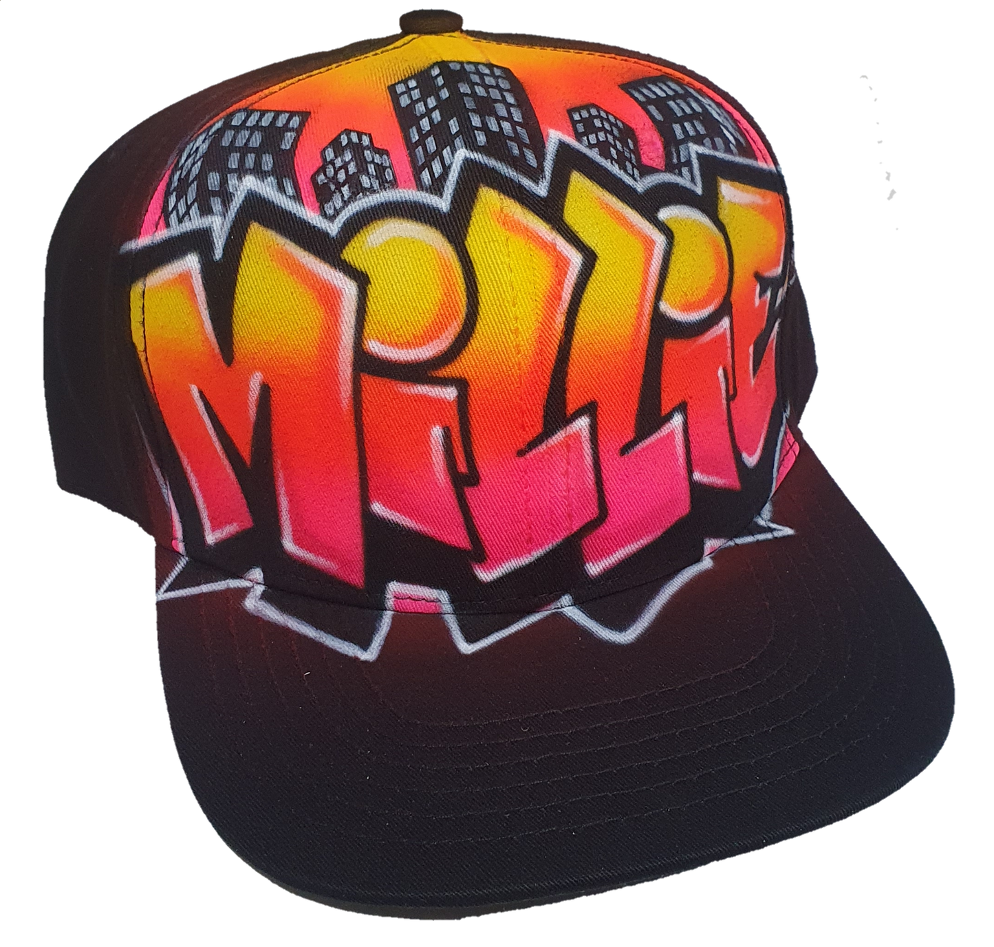 Airbrush Snapback Name Design 023