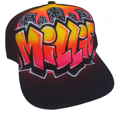 Airbrush Snapback Name Design 023