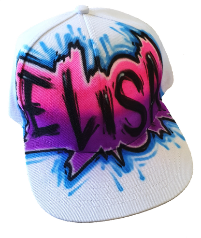 Airbrush Snapback Name Design 010