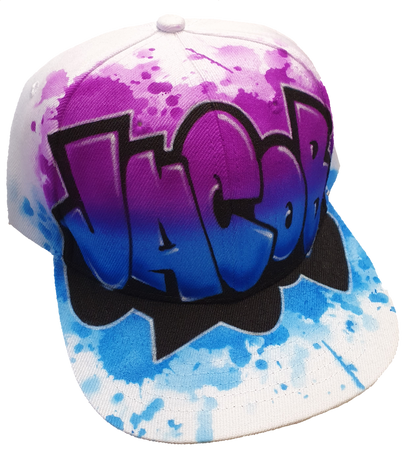 Airbrush Snapback Name Design 021 – Airbrush - Main Image