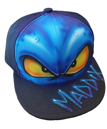 Airbrush Snapback Monster Design 034