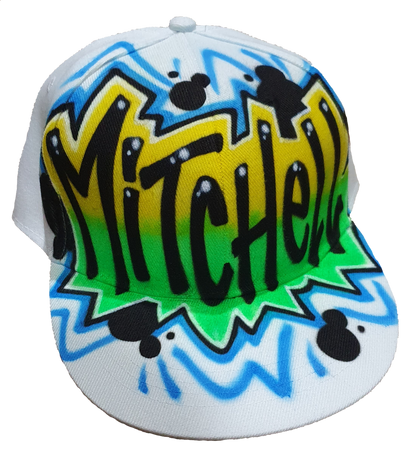 Airbrush Snapback Name Design 011