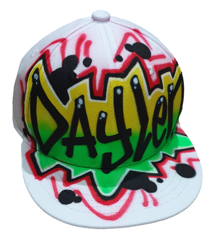 Airbrush Snapback Name Design 011