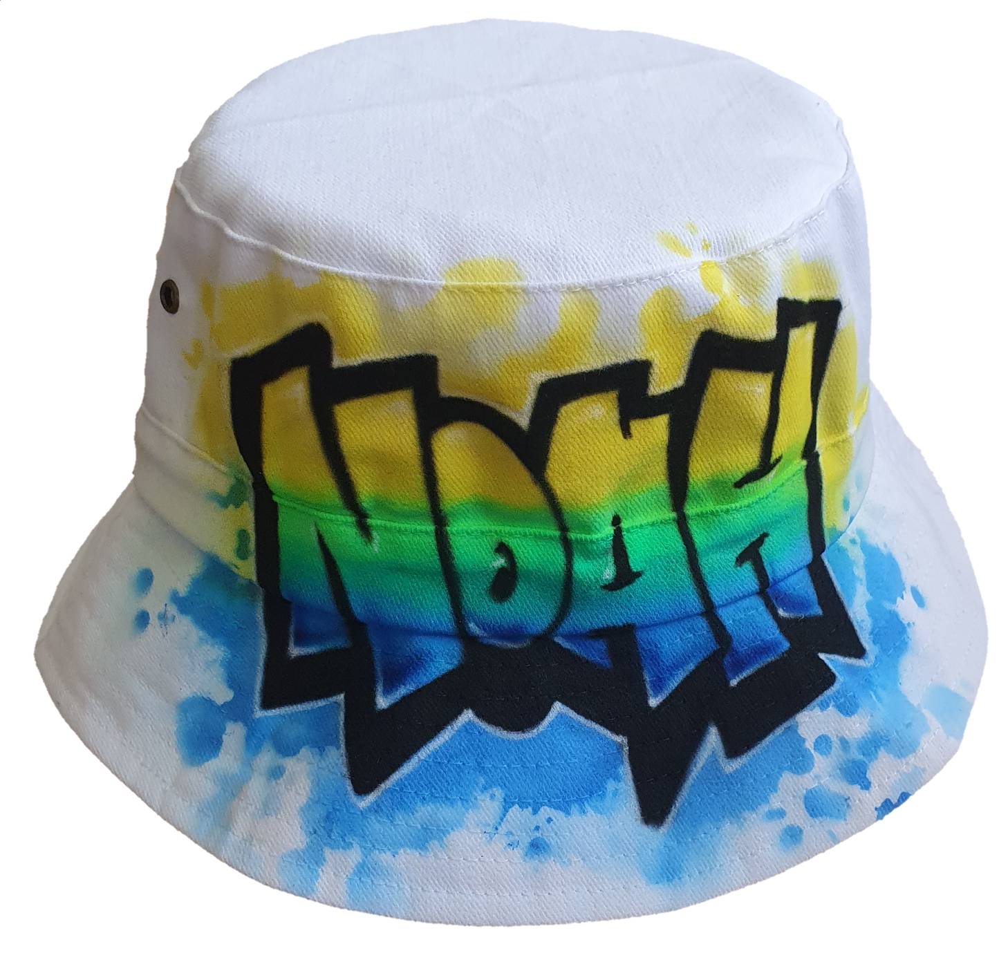 Airbrush Bucket Hat Name Design 021