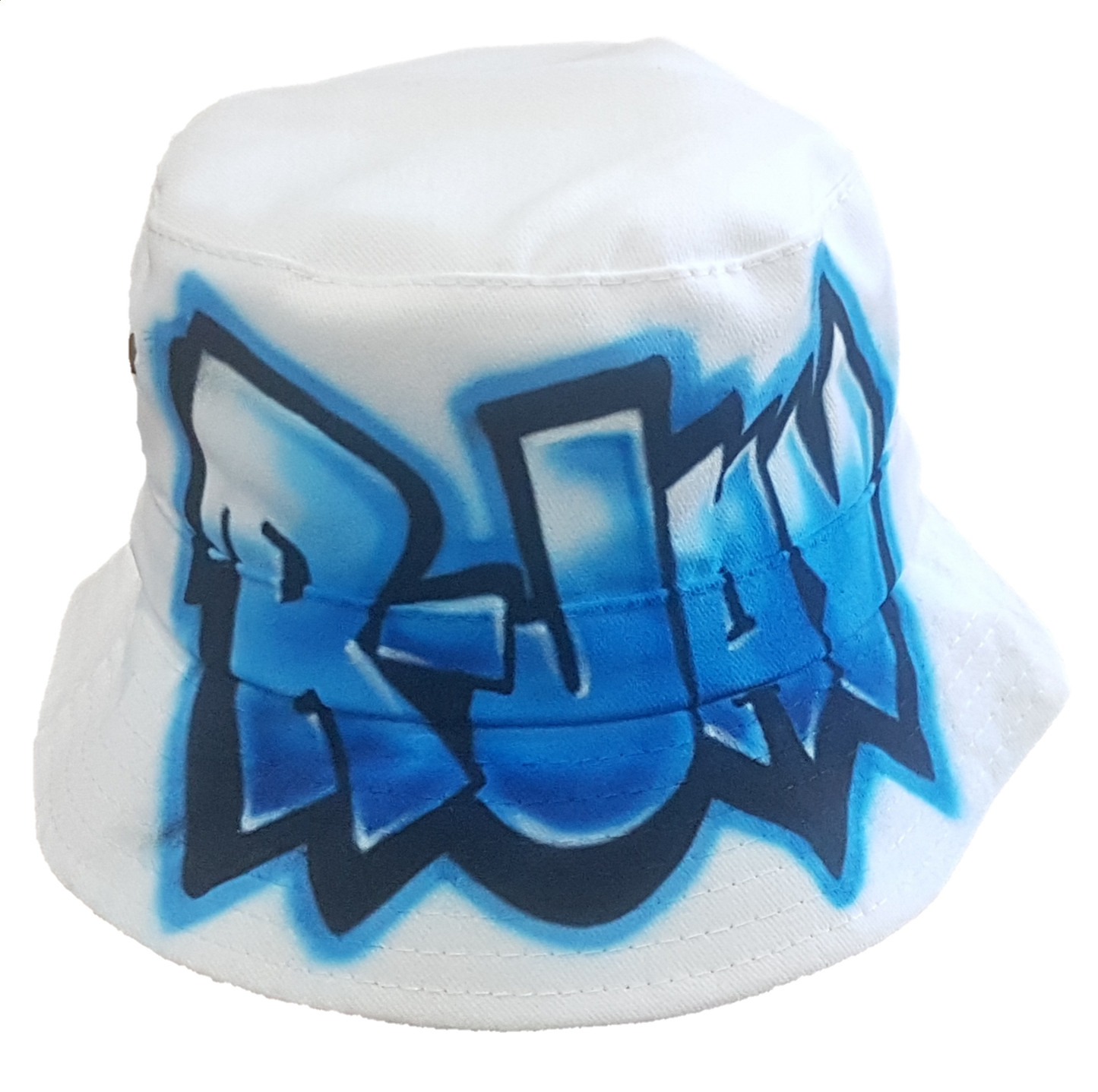 Airbrush Bucket Hat Name Design 020