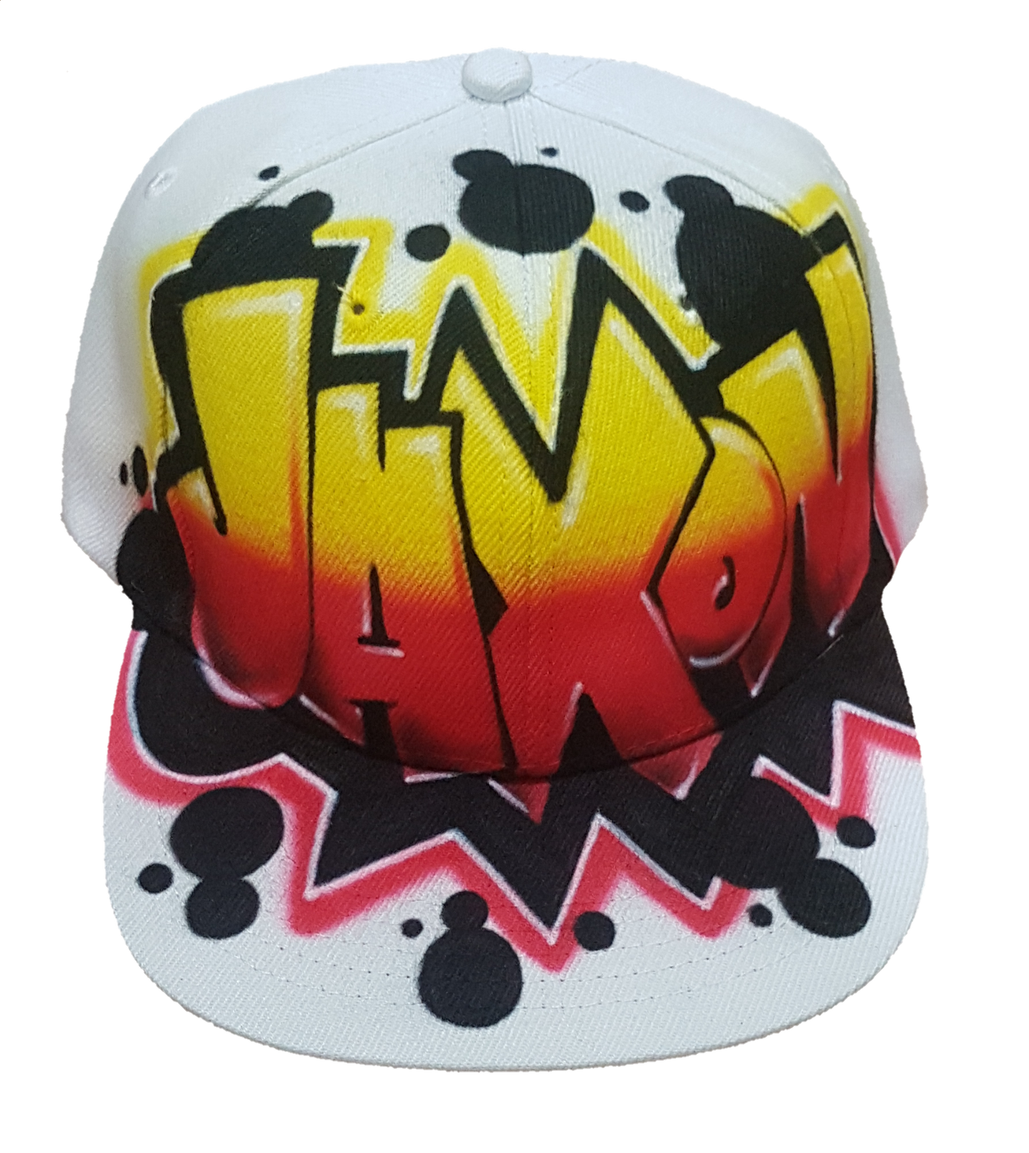 Airbrush Snapback Name Design 022