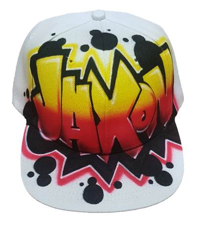 Airbrush Snapback Name Design 022