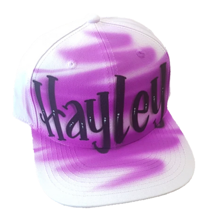 Airbrush Snapback Name Design 001