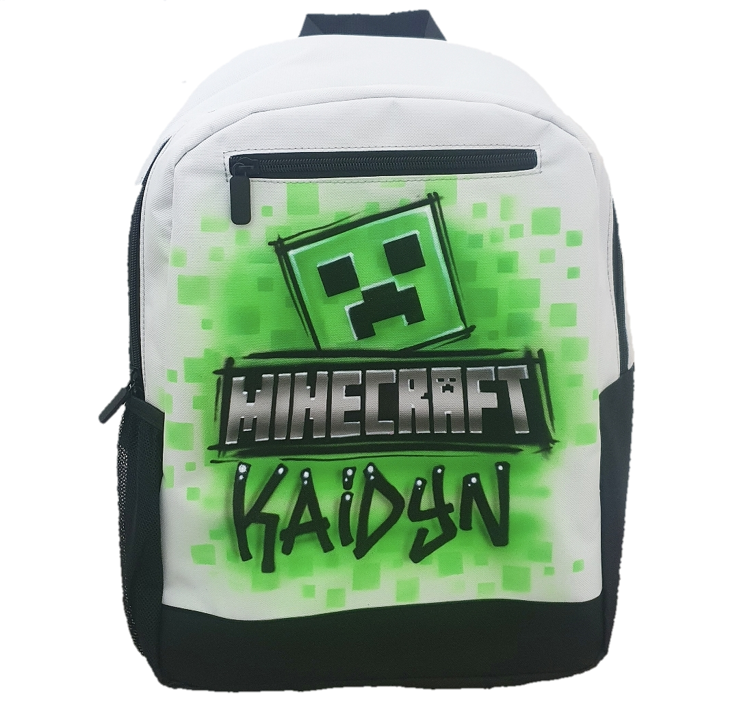 Airbrush Backpack Minecraft Design 031
