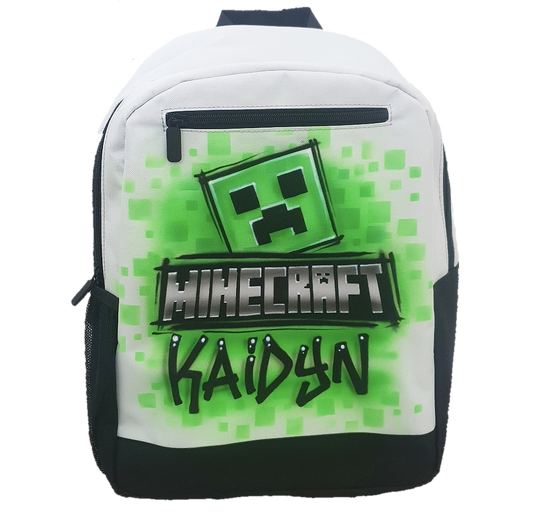 Airbrush Backpack Minecraft Design 031