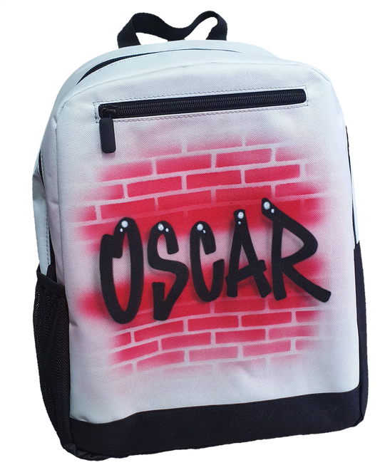 Airbrush Backpack Name Design 015