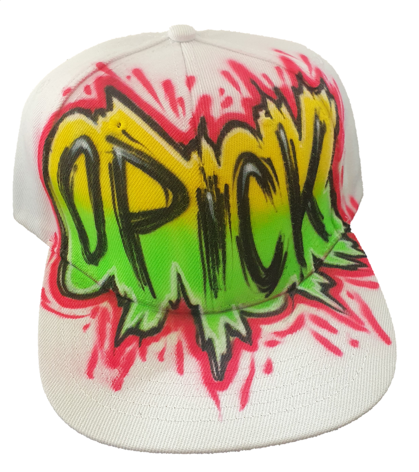 Airbrush Snapback Name Design 010