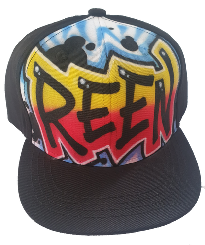 Airbrush Snapback Name Design 011