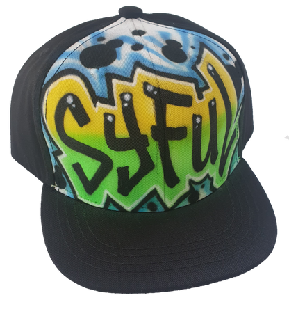 Airbrush Snapback Name Design 011