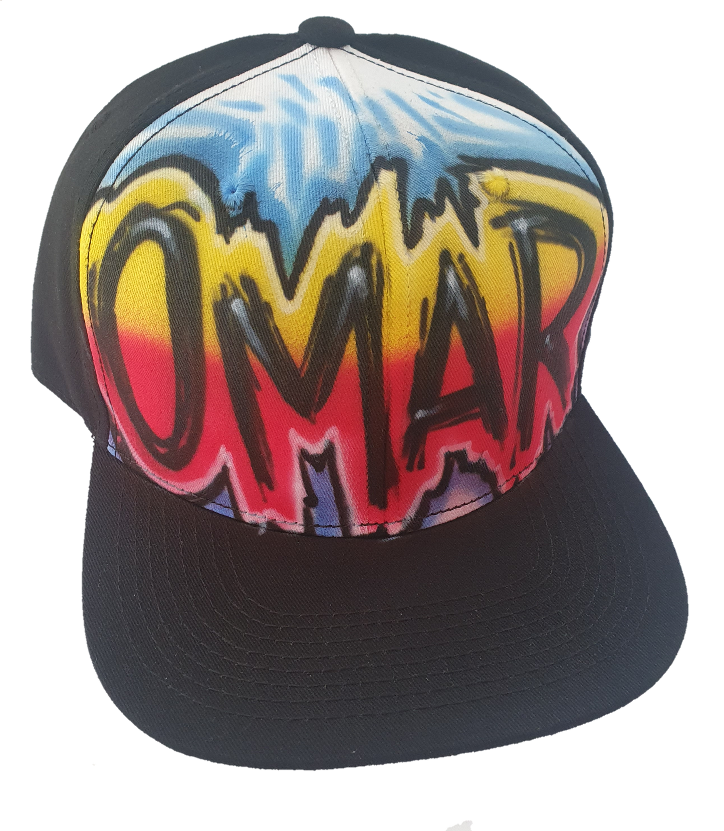 Airbrush Snapback Name Design 010