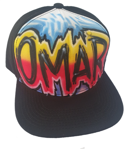 Airbrush Snapback Name Design 010