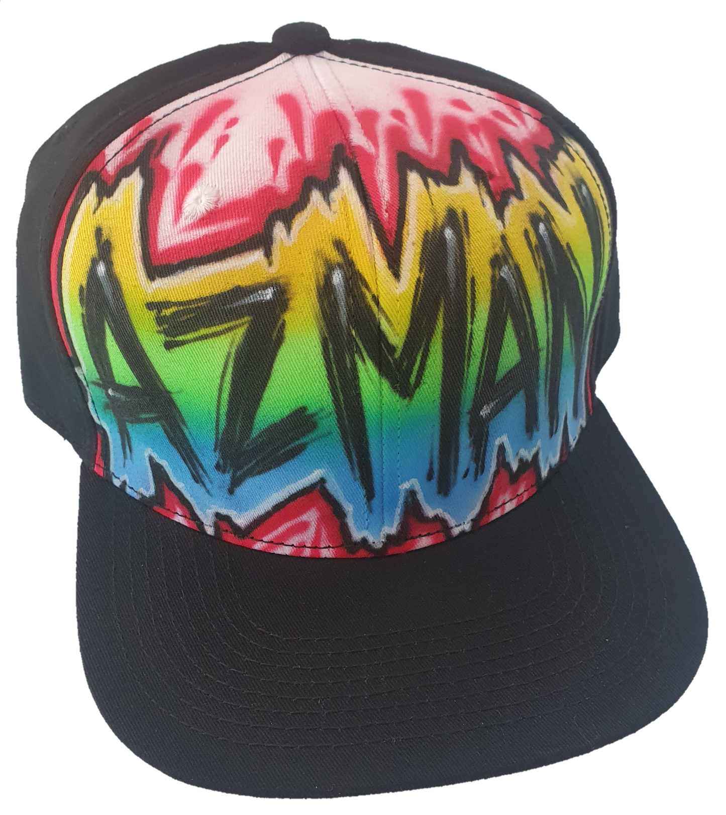 Airbrush Snapback Name Design 010