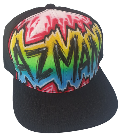 Airbrush Snapback Name Design 010